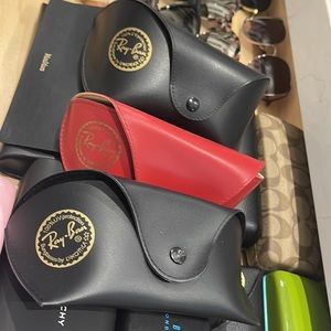 3 Ray-Ban eyeglass cases
